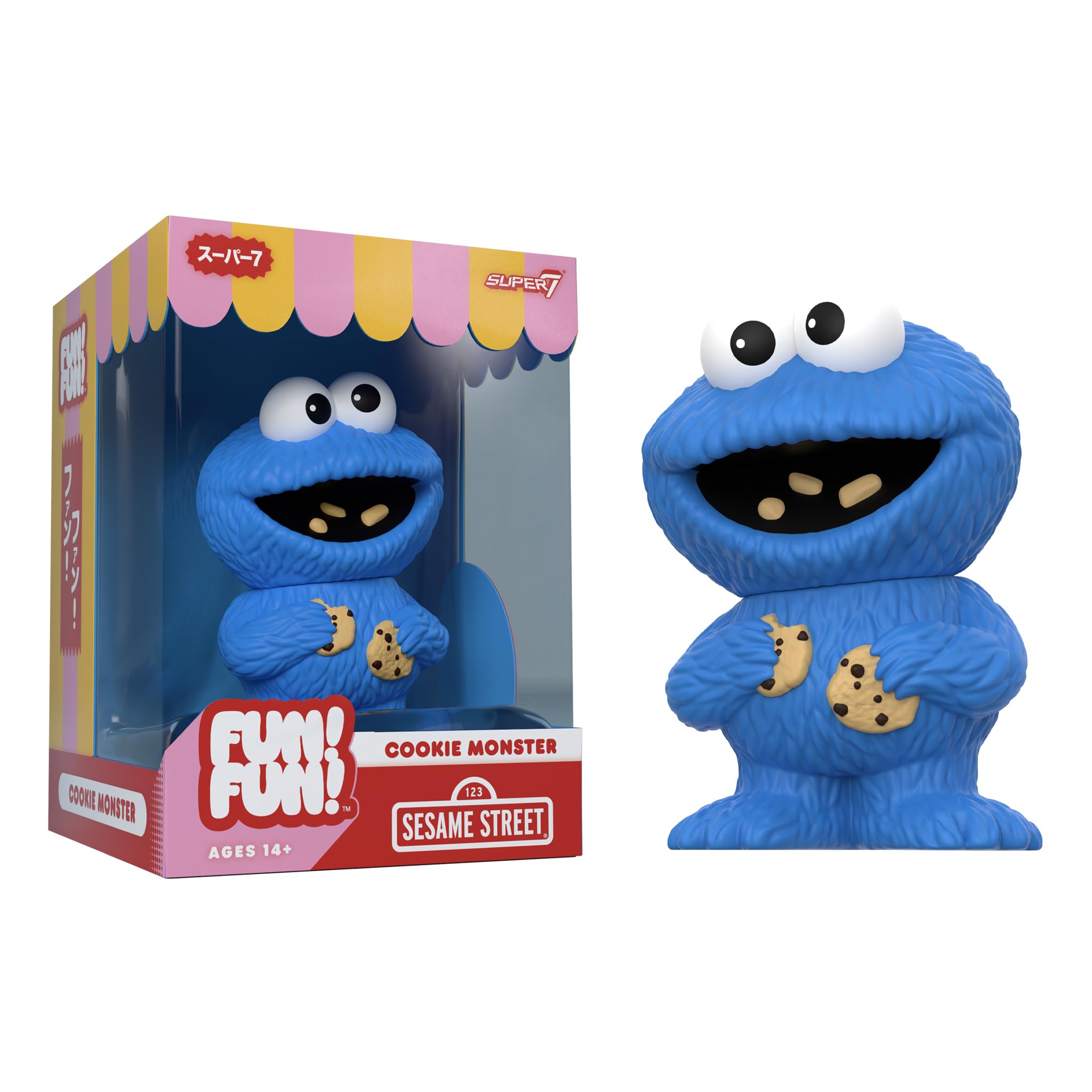 Amazon.co.jp: Super7 Fun!Fun!セサミストリート クッキー モンスター
